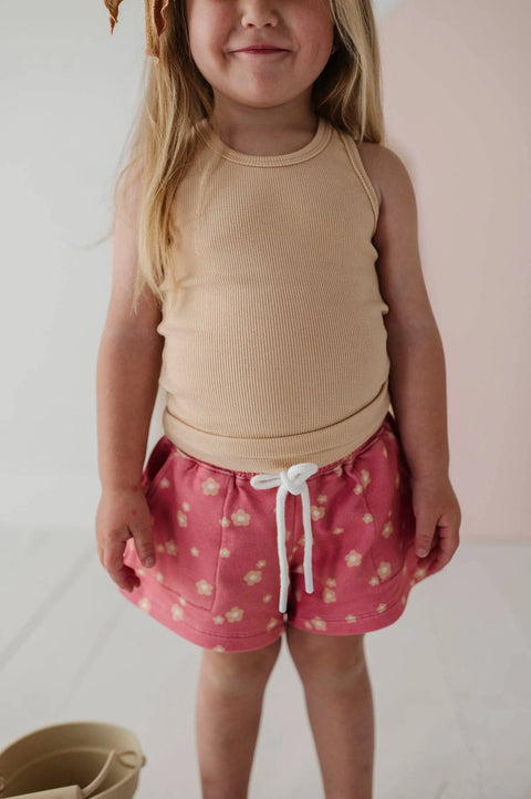 Hazelnut Ribbed Tank Top - Babysprouts