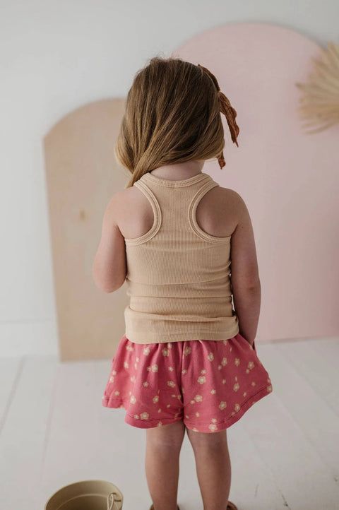 Hazelnut Ribbed Tank Top - Babysprouts