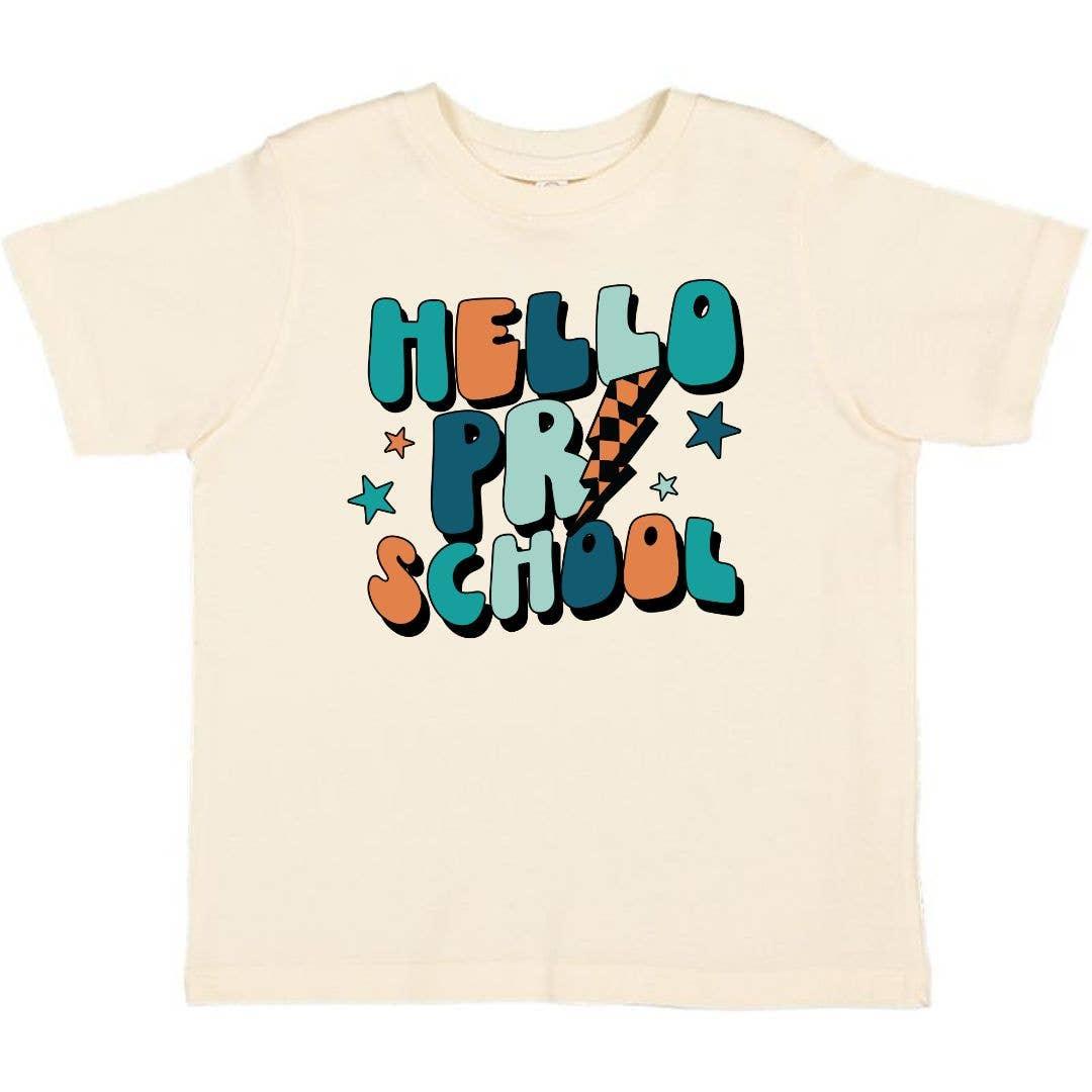 Hello Preschool Short Sleeve Kids Shirt - Sweet Wink