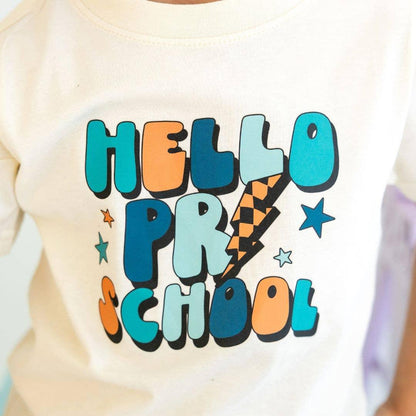 Hello Preschool Short Sleeve Kids Shirt - Sweet Wink