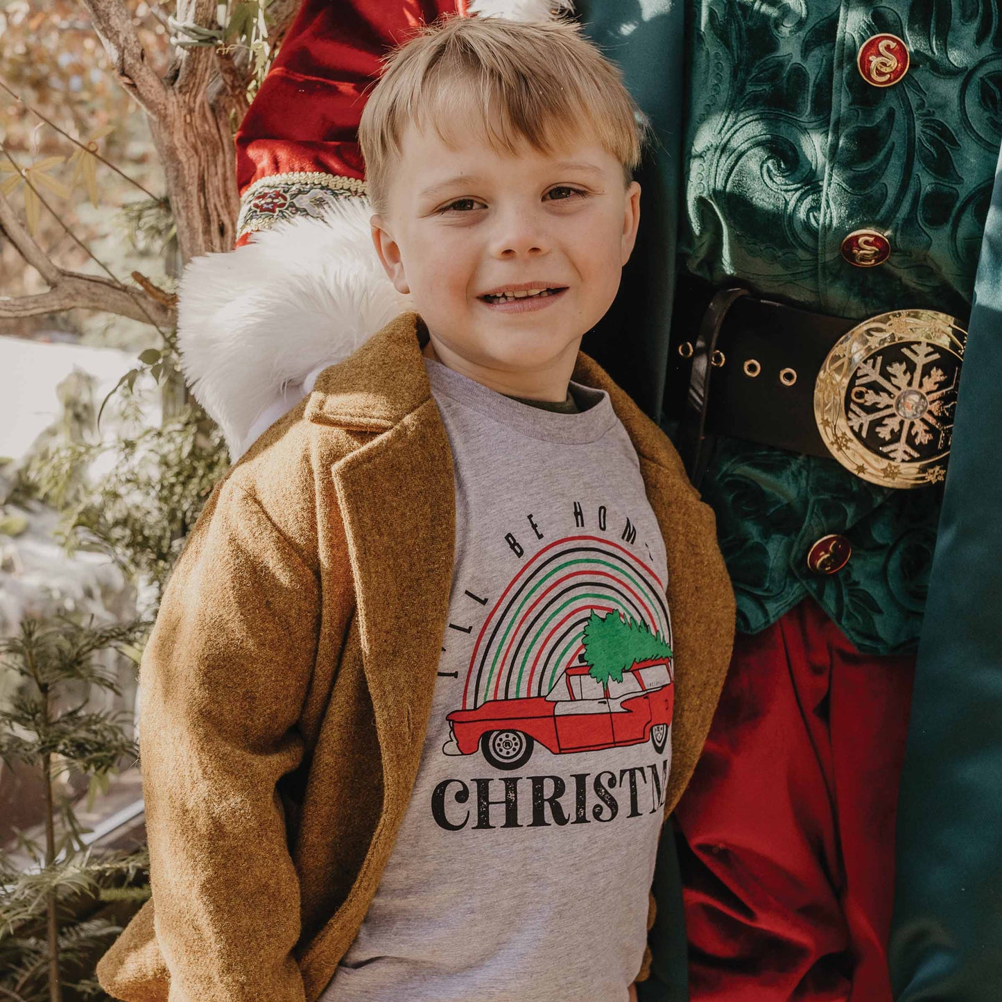 Home For Christmas Kids Tee Shirt - Rivet Apparel Co.