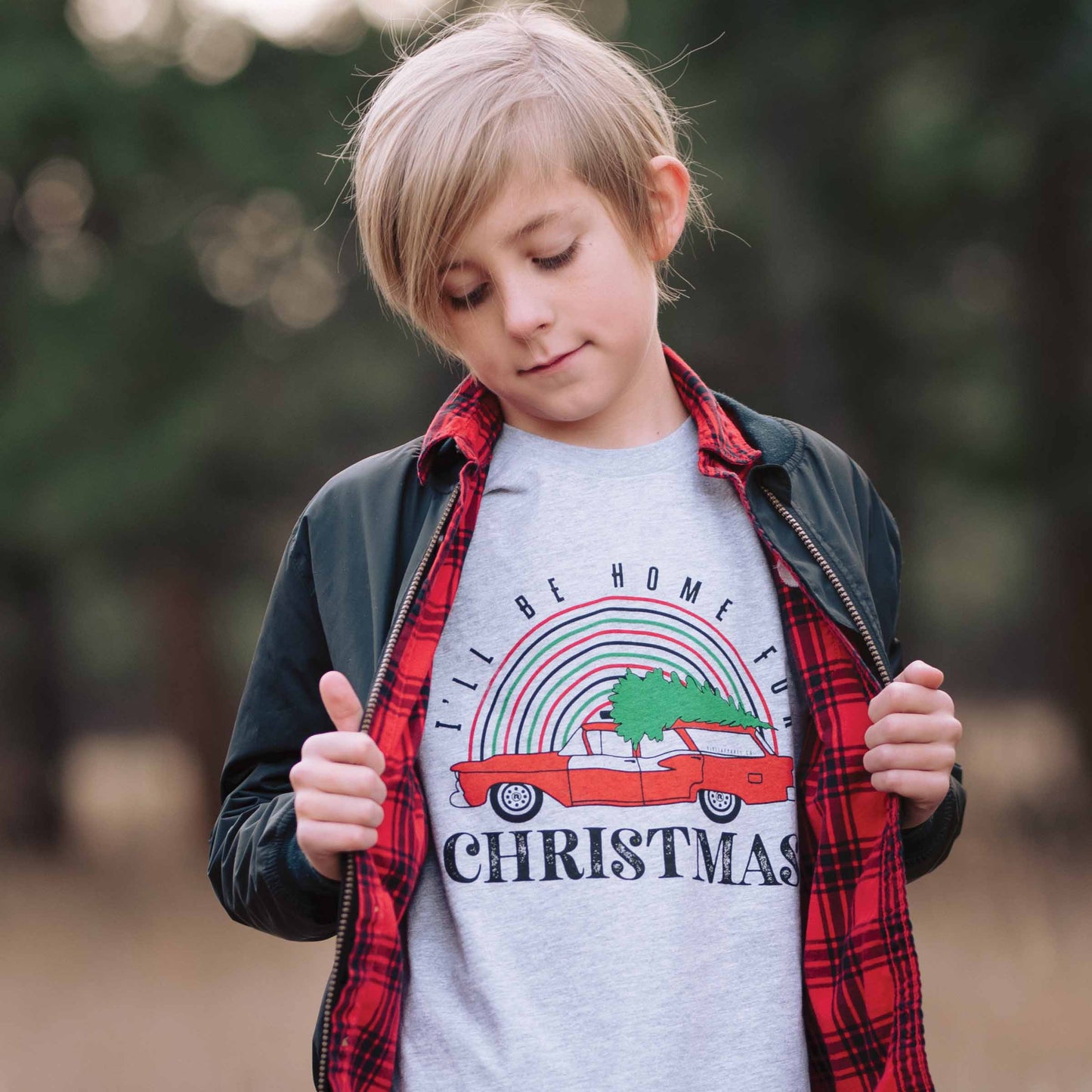 Home For Christmas Kids Tee Shirt - Rivet Apparel Co.