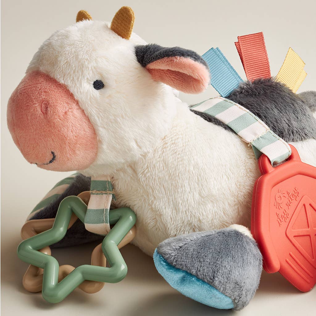 Itzy Friends Link & Love™ Activity Plush: Cow - Itzy Ritzy