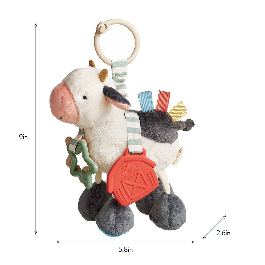 Itzy Friends Link & Love™ Activity Plush: Cow - Itzy Ritzy