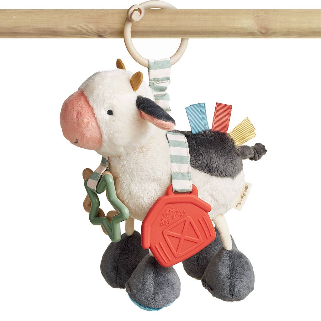 Itzy Friends Link & Love™ Activity Plush: Cow - Itzy Ritzy