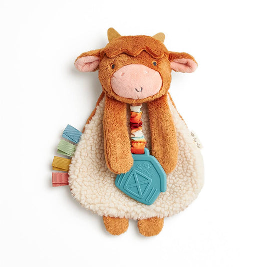 Itzy Friends Lovey™ Plush: Highland Cow - Itzy Ritzy