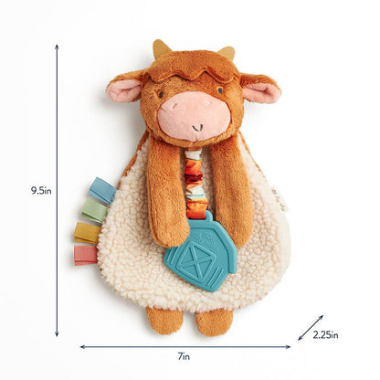 Itzy Friends Lovey™ Plush: Highland Cow - Itzy Ritzy