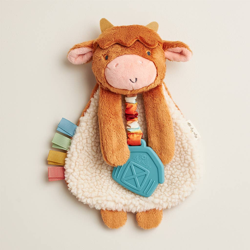 Itzy Friends Lovey™ Plush: Highland Cow - Itzy Ritzy