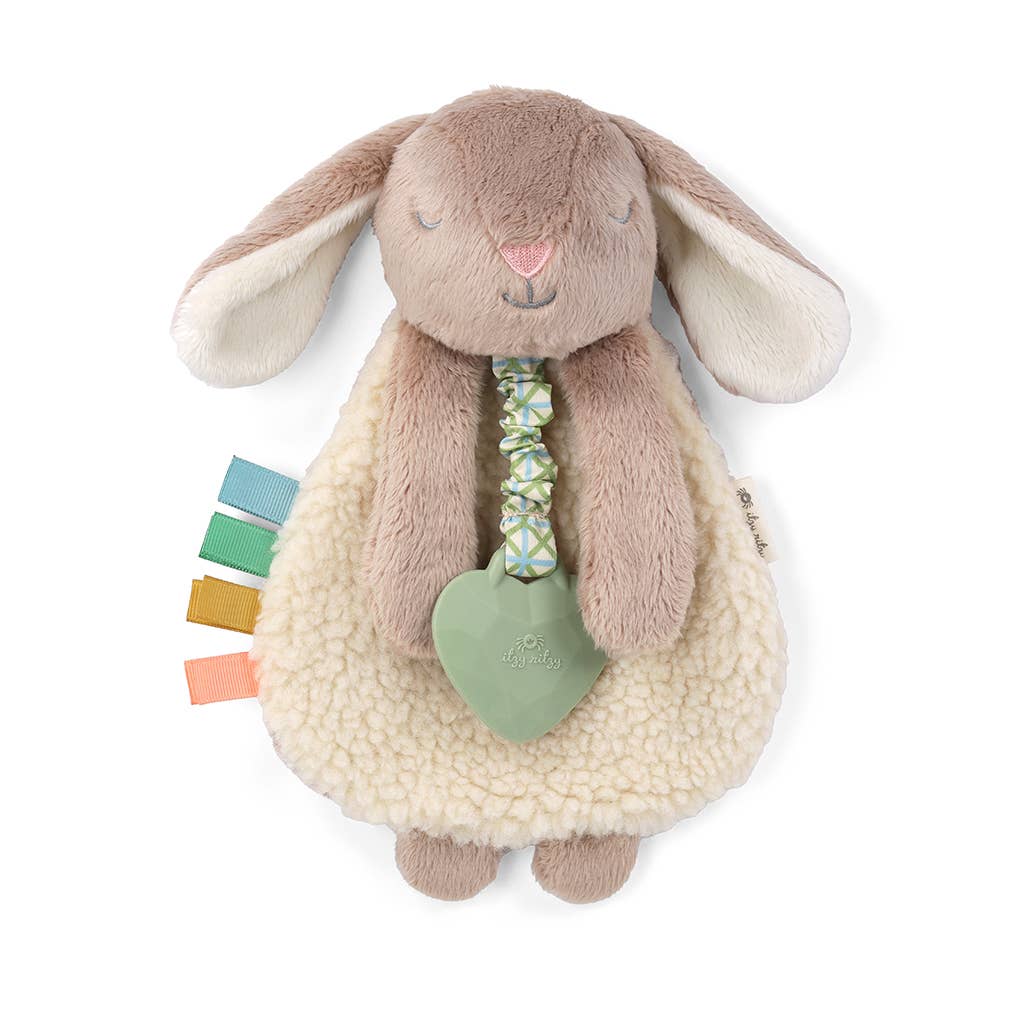 Itzy Friends Lovey™ Plush: Taupe Bunny - Itzy Ritzy