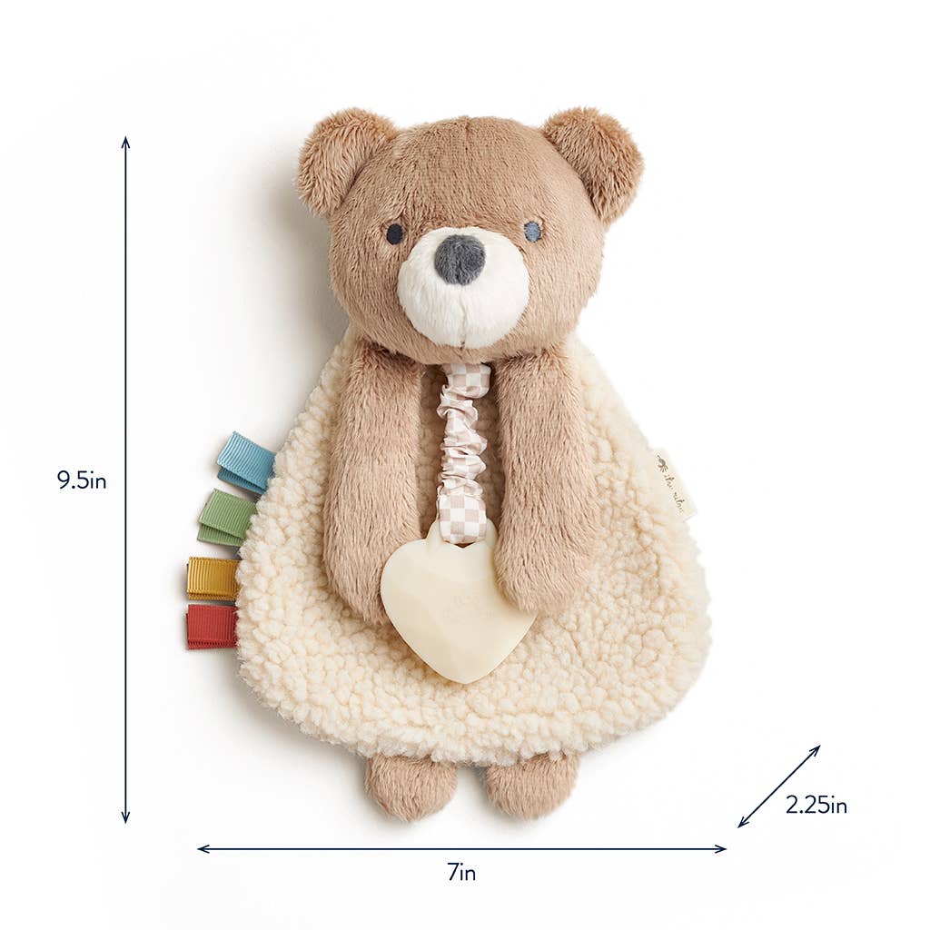 Itzy Friends Lovey™ Plush: Theo the Bear - Itzy Ritzy