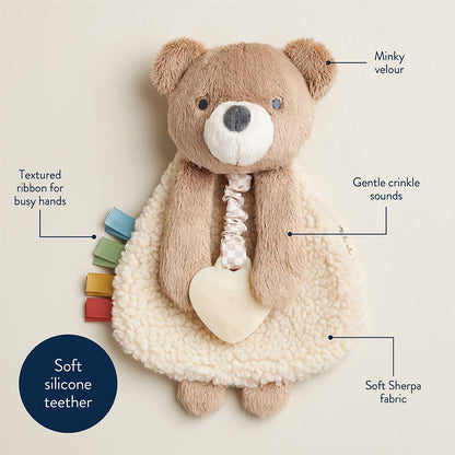 Itzy Friends Lovey™ Plush: Theo the Bear - Itzy Ritzy