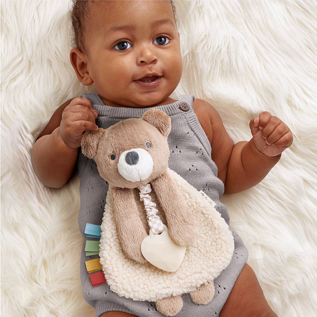 Itzy Friends Lovey™ Plush: Theo the Bear - Itzy Ritzy