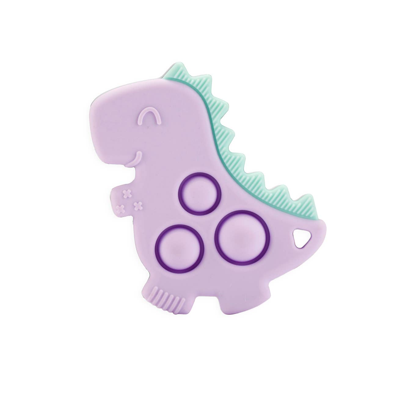 Itzy Pop Teether: Lilac Dinosaur - Itzy Ritzy