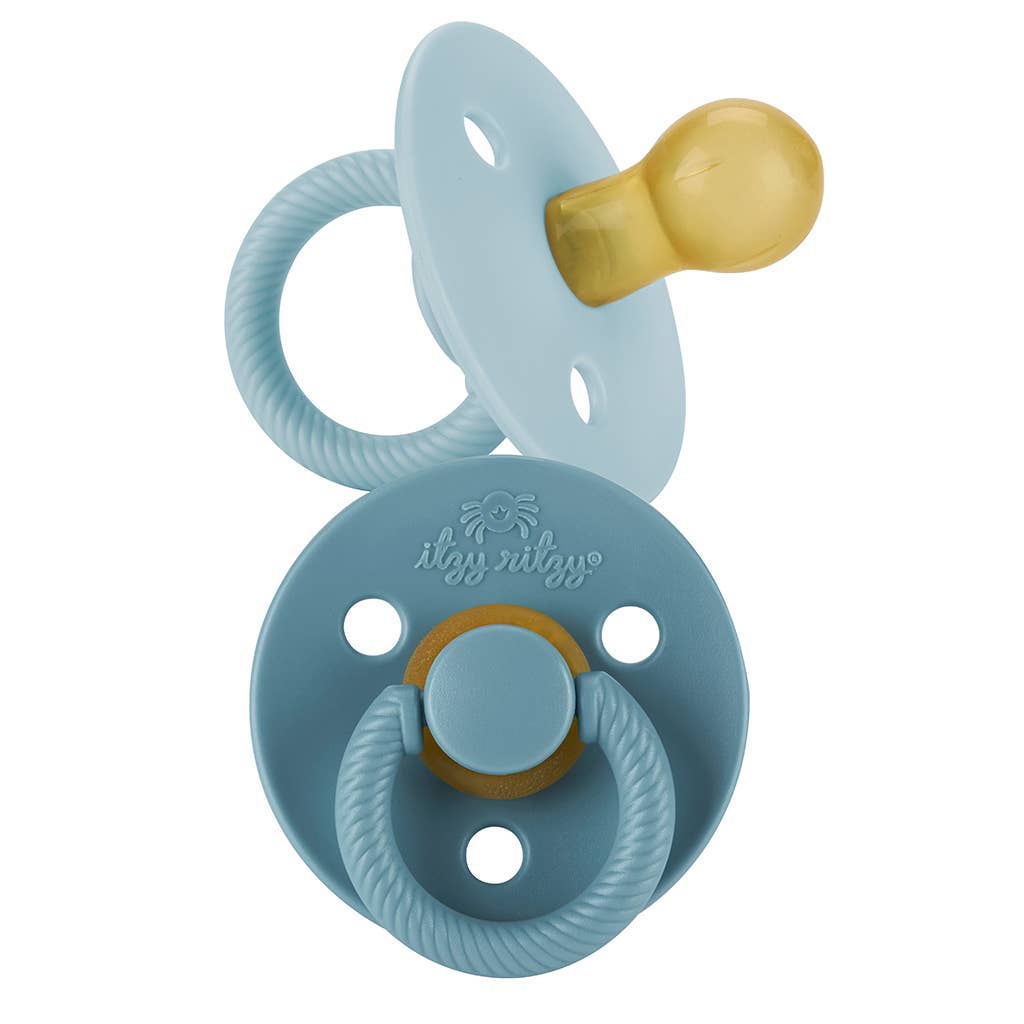 Itzy Soother™ Rubber Pacifier Set: Harbor + Coast - Itzy Ritzy