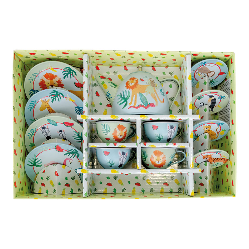 Jungle 14 Piece Tea Set - Floss and Rock