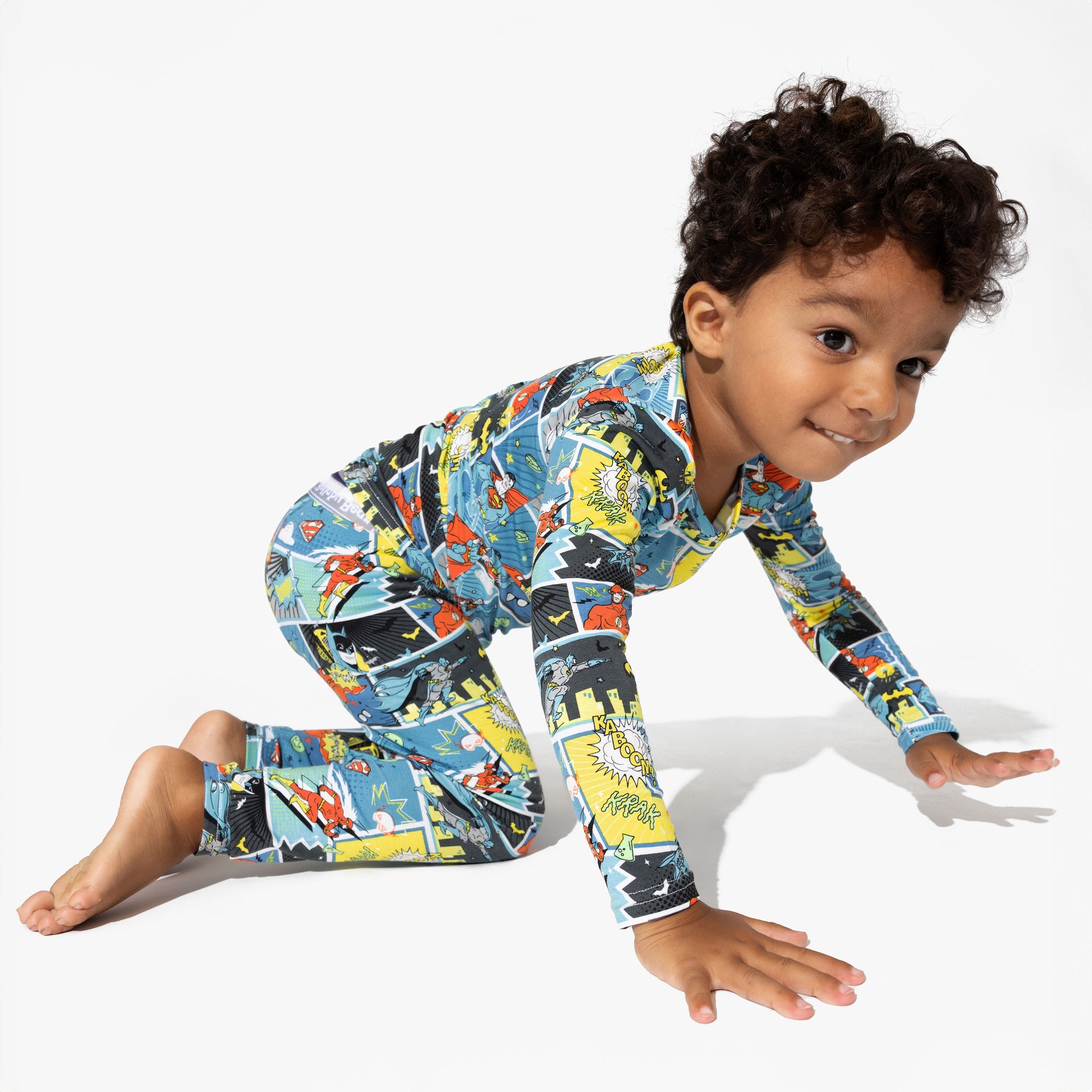 Justice League Heroes Kids Bamboo Pajamas - Bellabu Bear