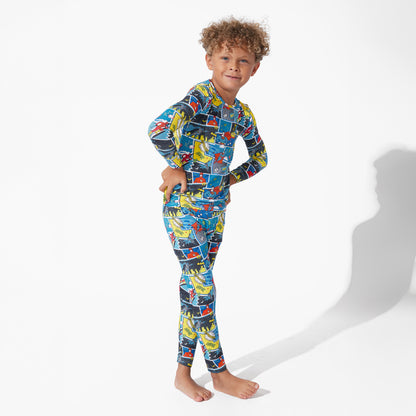 Justice League Heroes Kids Bamboo Pajamas - Bellabu Bear