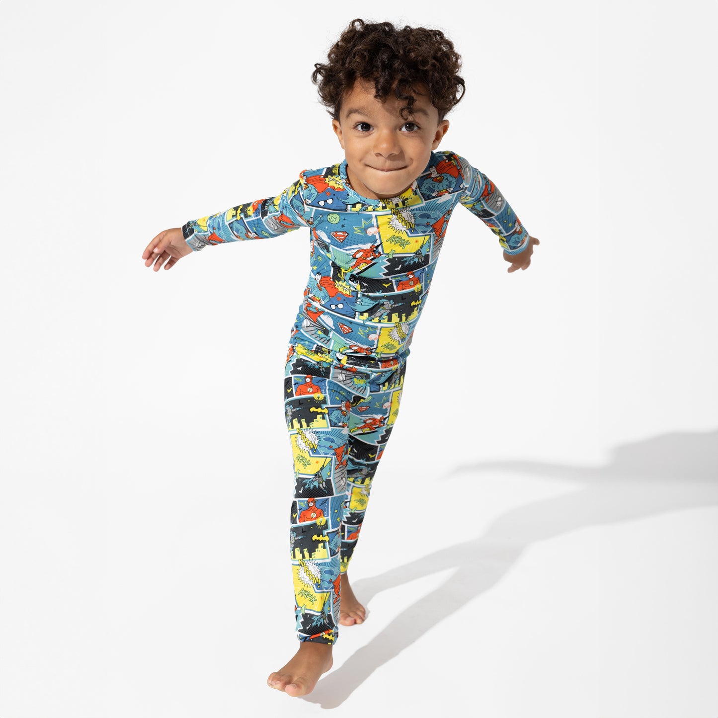 Justice League Heroes Kids Bamboo Pajamas - Bellabu Bear