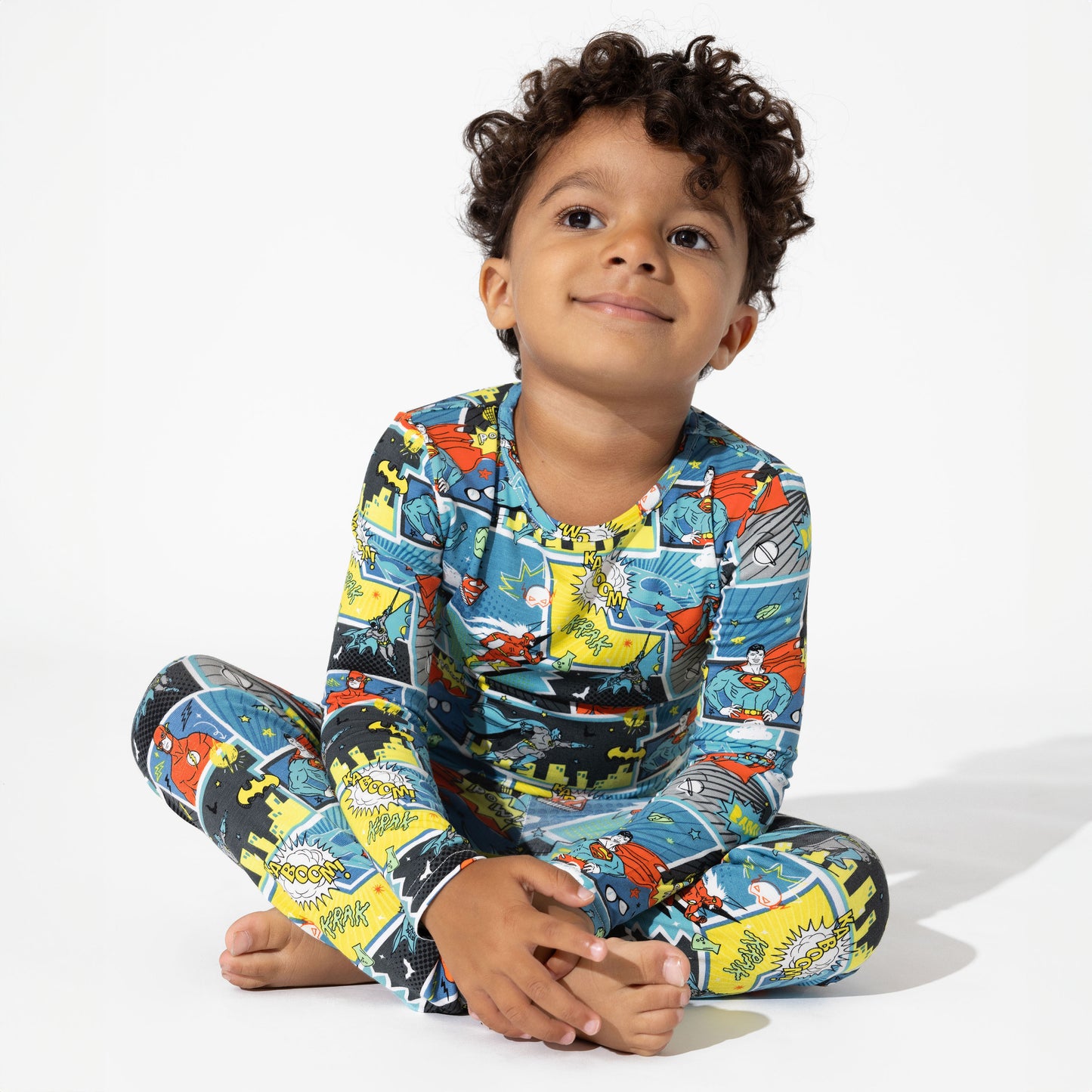 Justice League Heroes Kids Bamboo Pajamas - Bellabu Bear