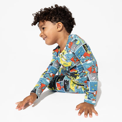 Justice League Heroes Kids Bamboo Pajamas - Bellabu Bear