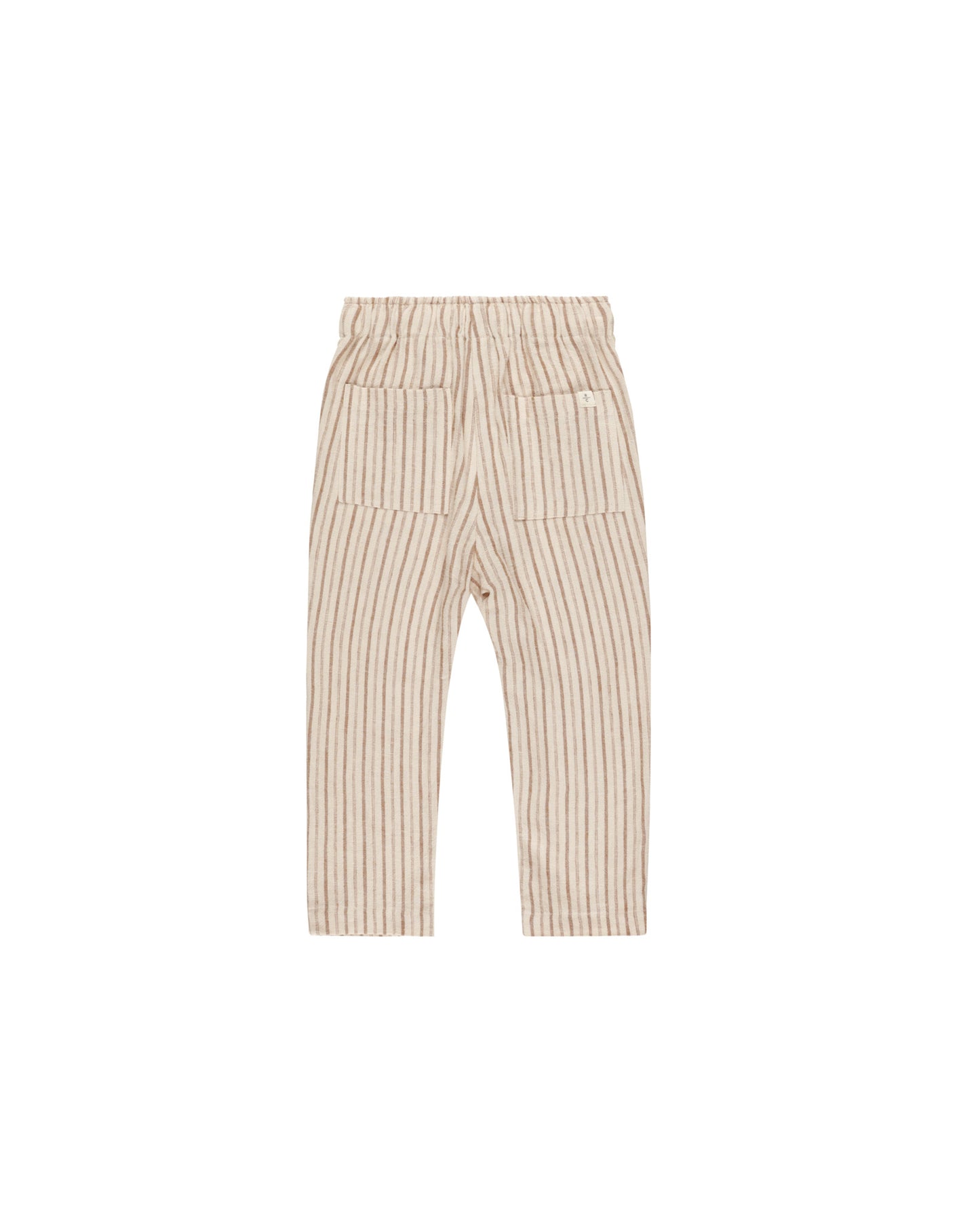 Kalen Pant | Saddle Pinstripe - Rylee + Cru