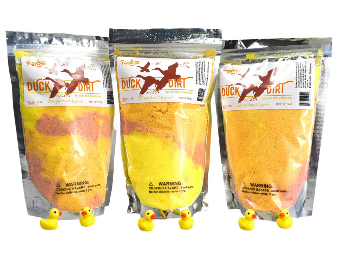 Kids Bath Salts: Duck Dirt - Fizz Bizz LLC