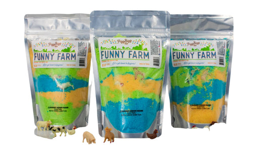 Kids Bath Salts: Funny Farm - Fizz Bizz LLC