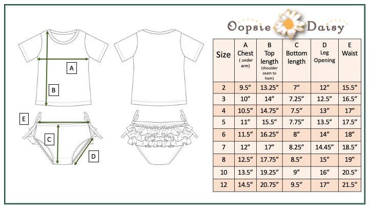 Kids Coral Mermaid Rash Guard Ruffle Swimsuit - Oopsie Daisy