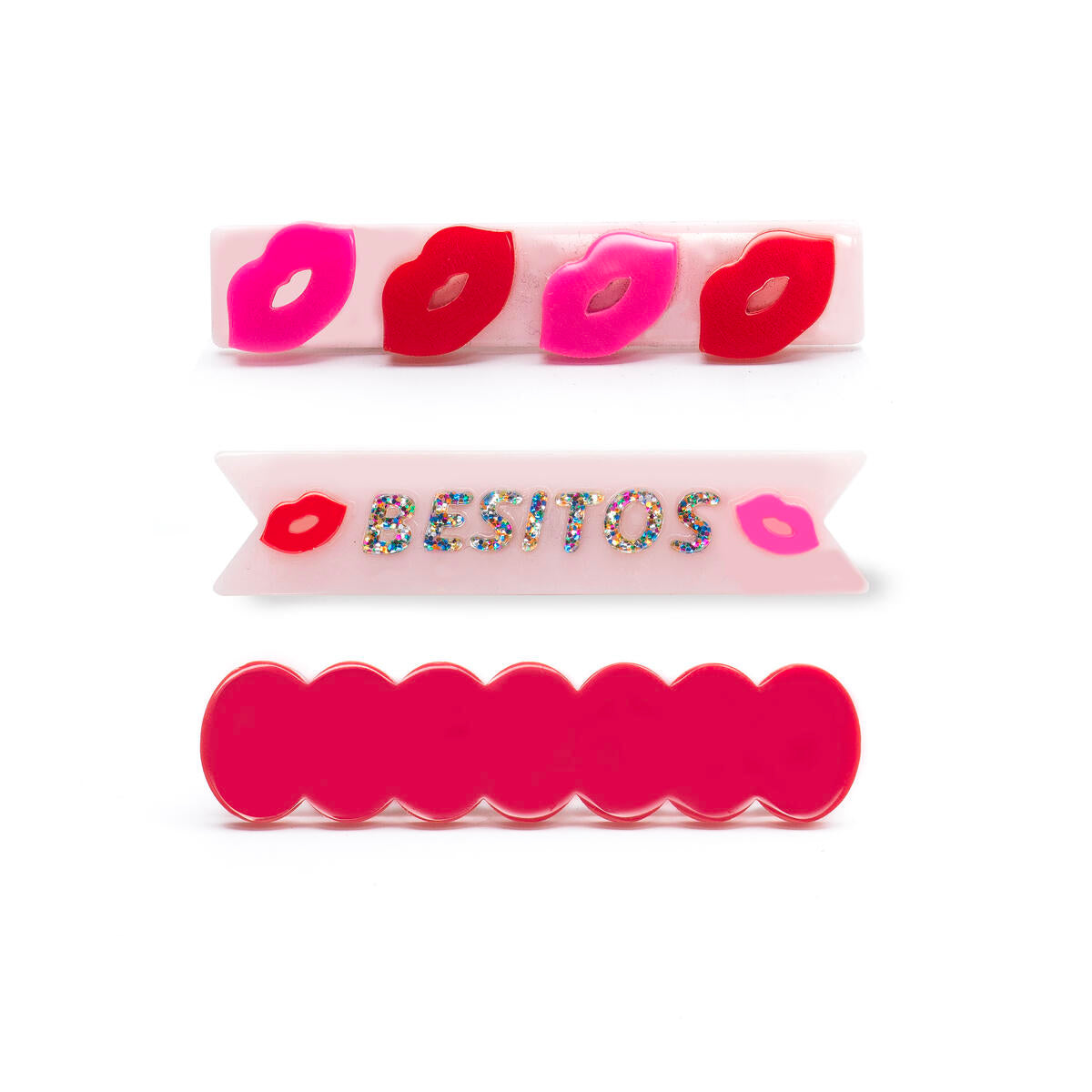 Kisses Besitos Hair Clips - Lilies & Roses NY