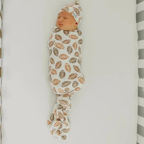 Copper Pearl Knit Swaddle Blanket Blitz