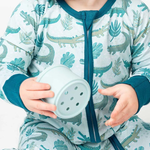 Later Alligator Baby Bamboo Pajama - Emerson and Friends
