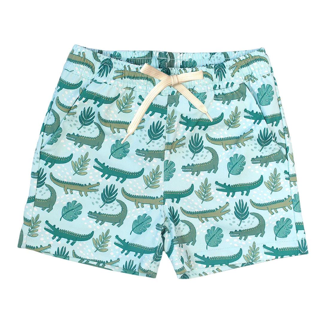 Later Alligator Boys Swim Trunks - Emerson and Friends