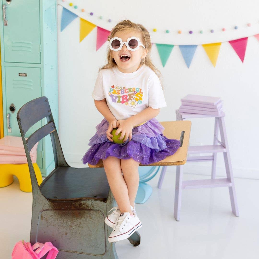 Lavender Petal Girls Tutu Skirt - Sweet Wink