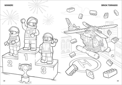 LEGO: Fun in LEGO City! Coloring Book - Simon & Schuster
