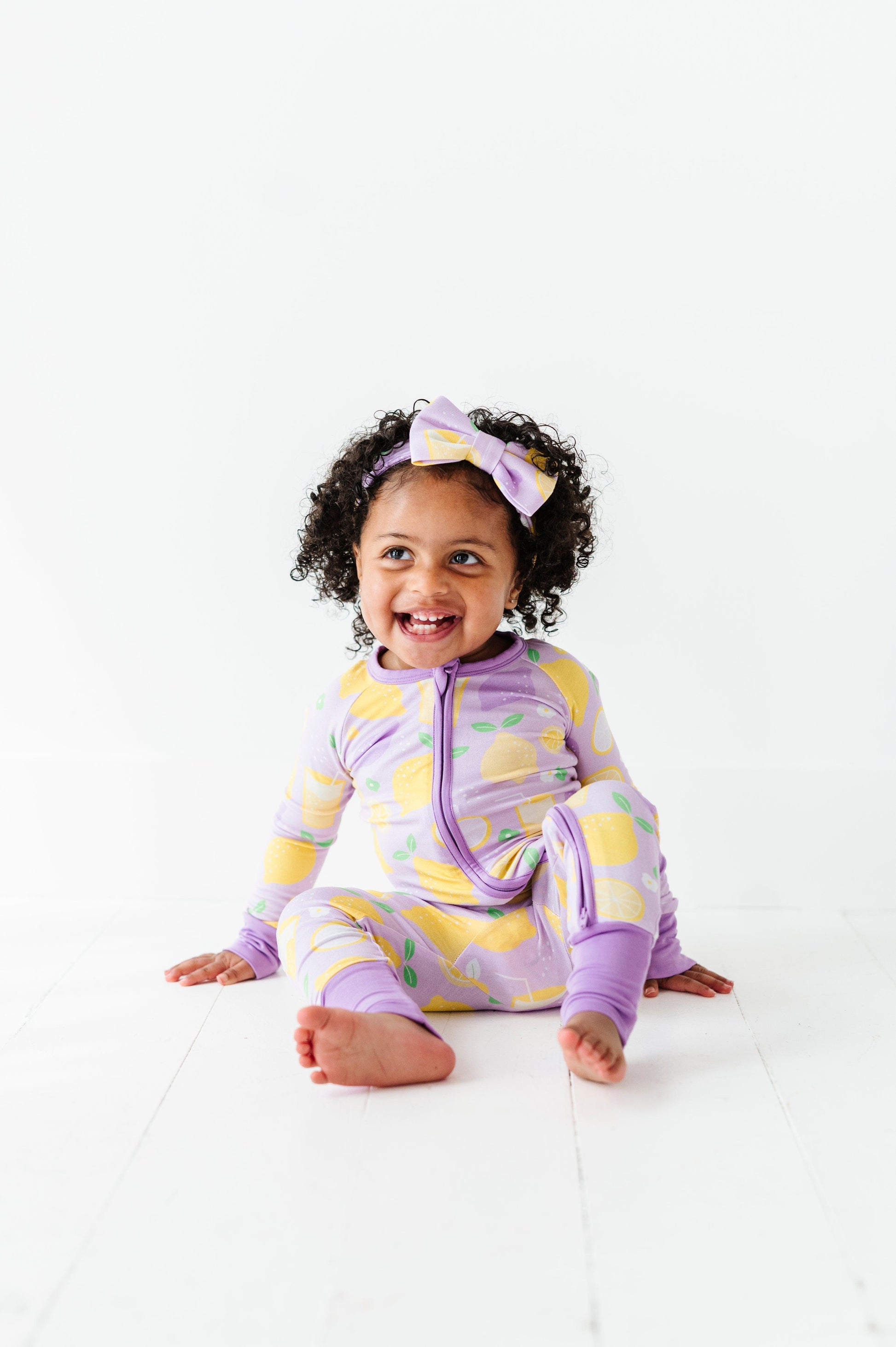 Lemonade Baby Bamboo Pajamas - Kiki + Lulu