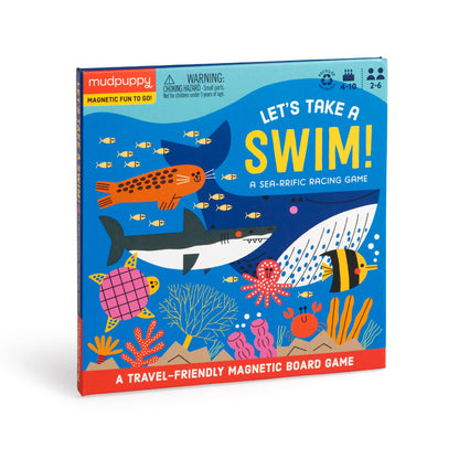 Let's Take a Swim Magnetic Board Game - Mudpuppy