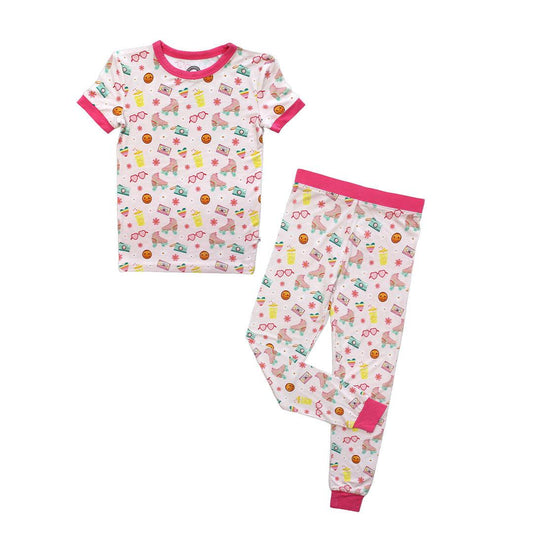 Let The Good Times Roll Kids Bamboo Pajama Set - Emerson and Friends