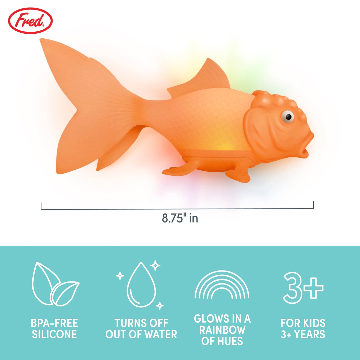 Light-Up Goldfish Bath Toy - Fred & Friends