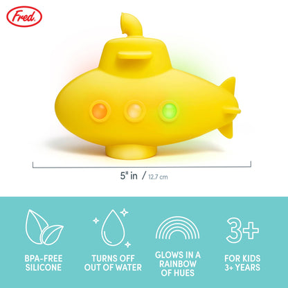 Light Up Submarine Bath Toy - Fred & Friends