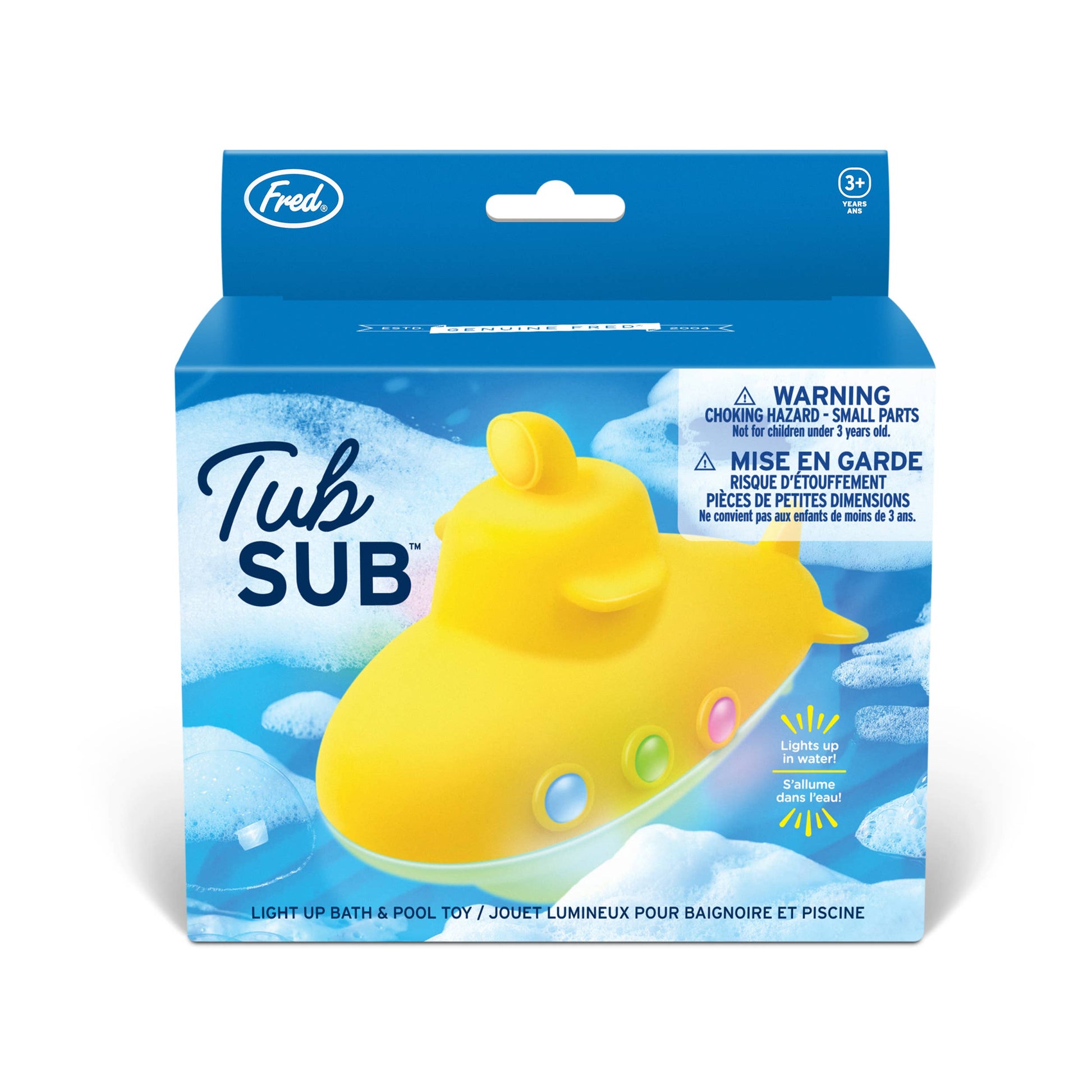 Light Up Submarine Bath Toy - Fred & Friends