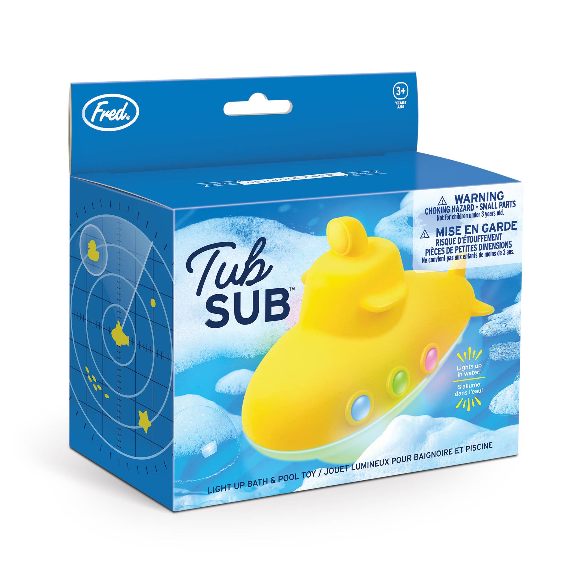 Light Up Submarine Bath Toy - Fred & Friends