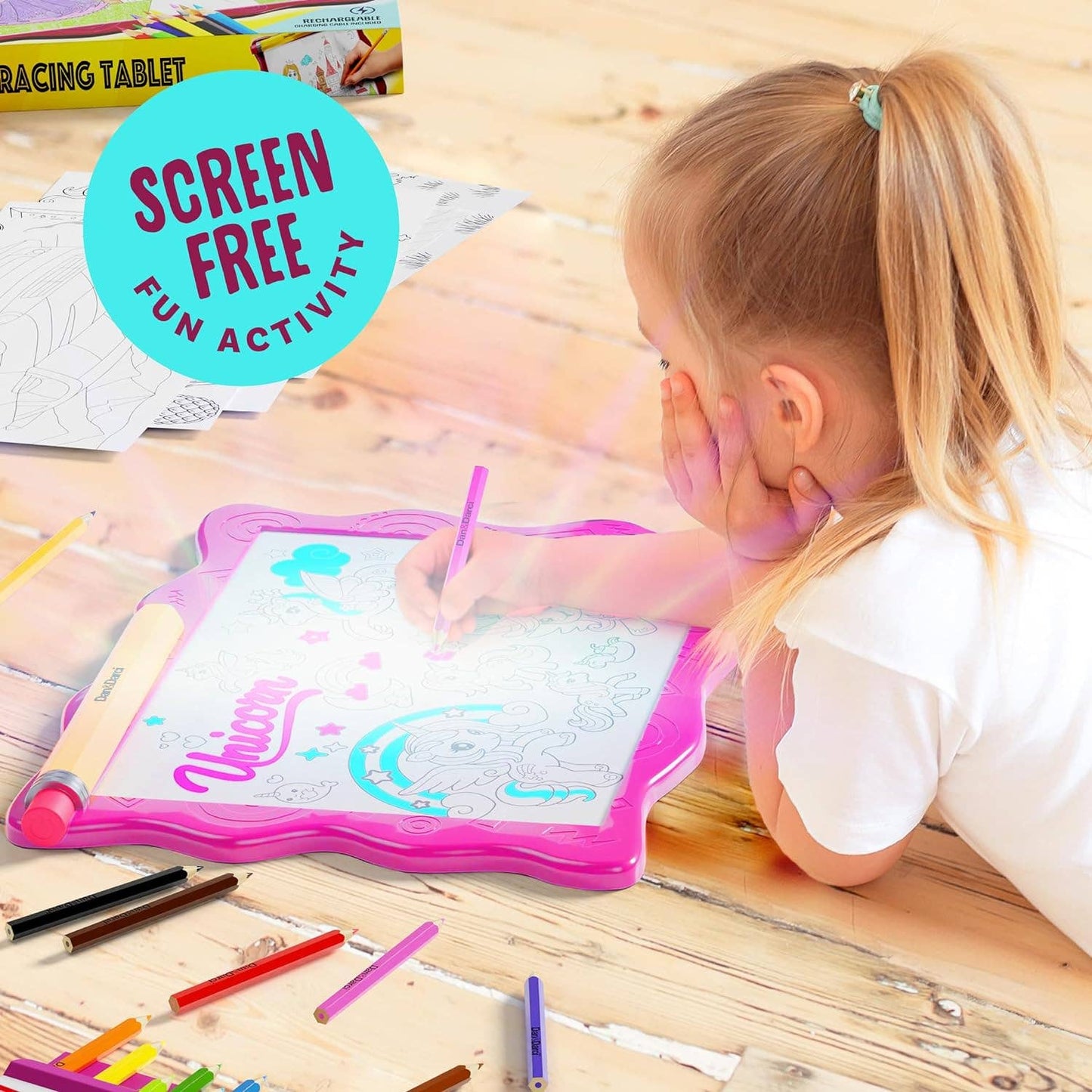 Light Up Tracing Pad - Dan&Darci