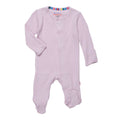 Lilac Snow Footie Pajama - Magnetic Me