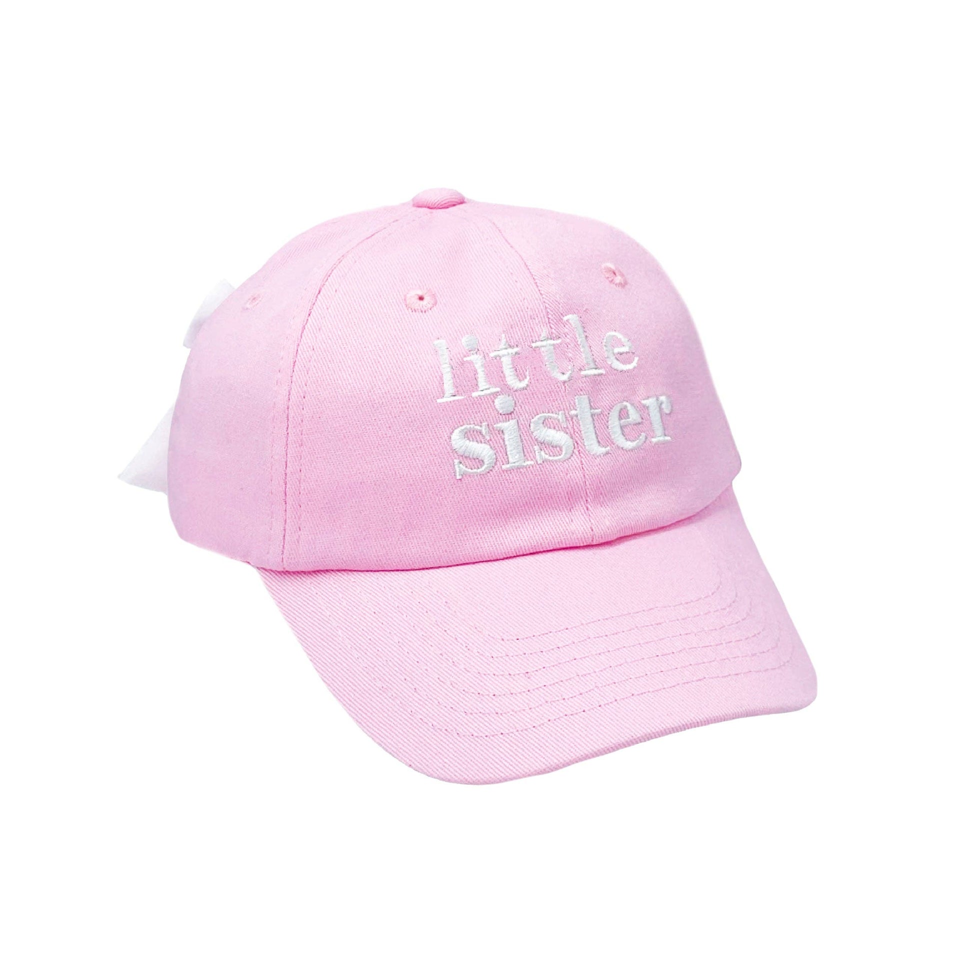 Little Sister Bow Baseball Hat - Bits & Bows