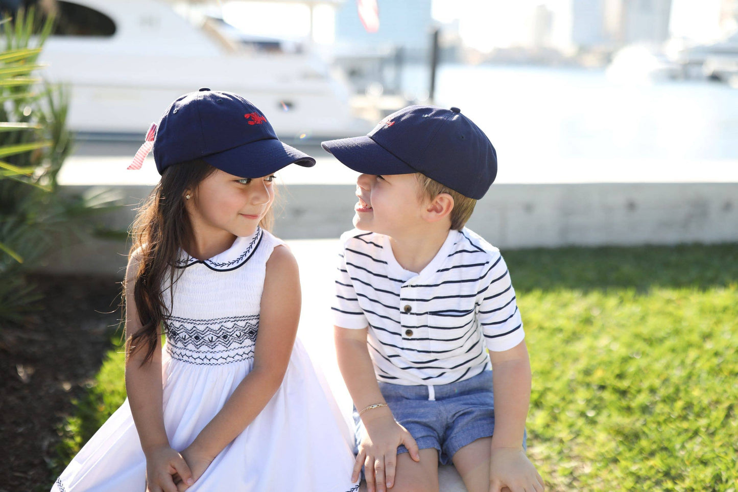 Lobster Baseball Hat - Bits & Bows