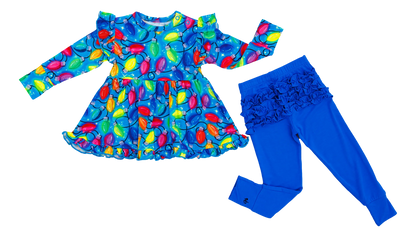 Lucas Birdie Peplum Set - Birdie Bean