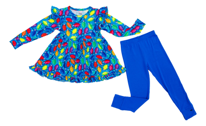 Lucas Birdie Peplum Set - Birdie Bean