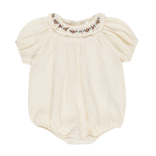 Lula Romper | Natural - Rylee + Cru