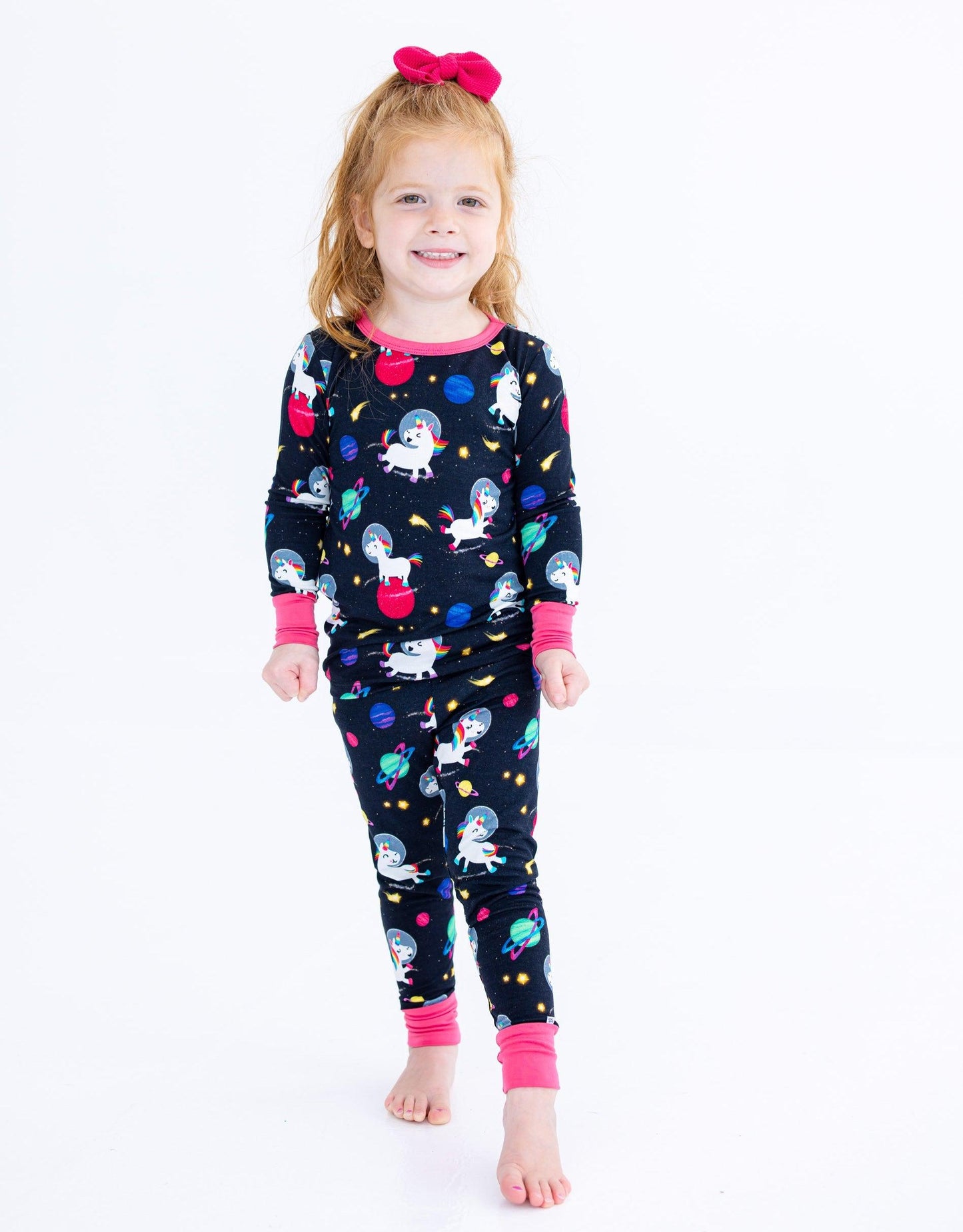 Luna 2 Piece Bamboo Pajamas with Pants - Birdie Bean