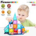 Marine Animal Figures Magnetic Building Tile Set (8 Pieces) - Picasso Tiles